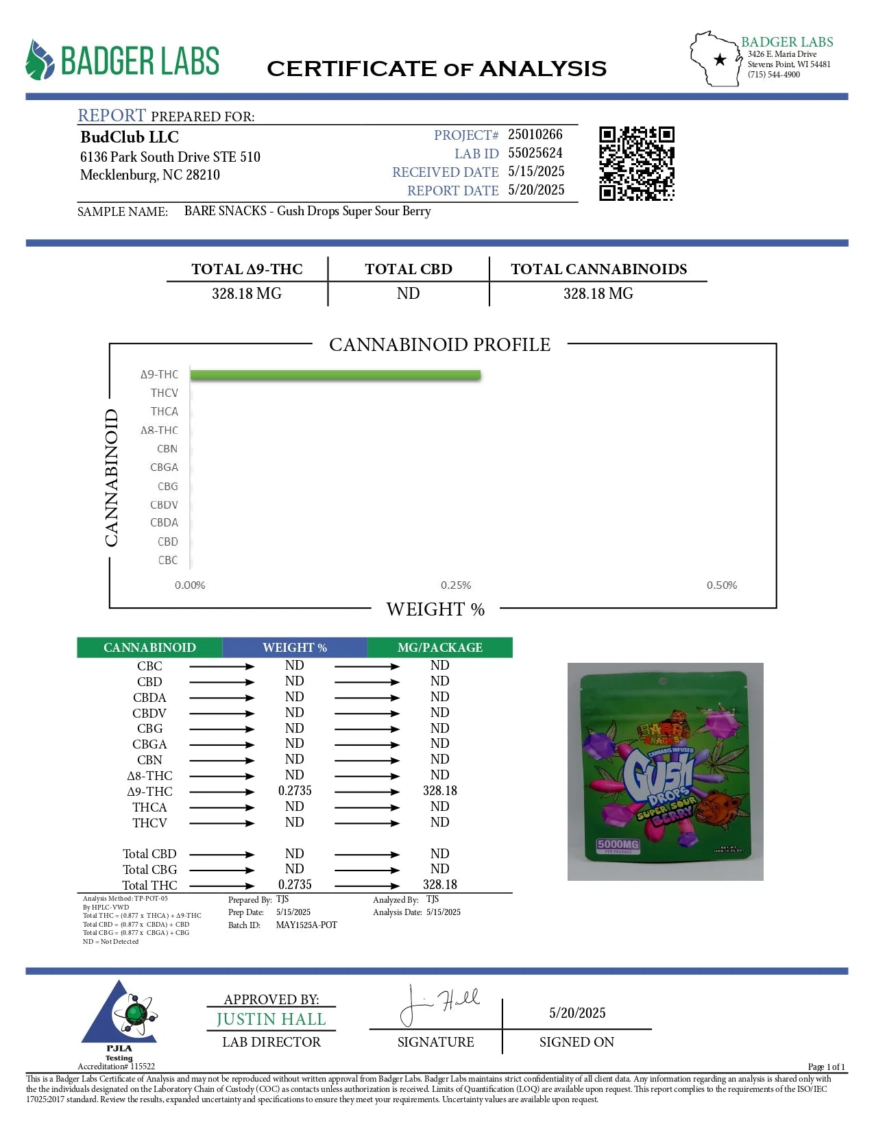GUSH DROPS SOUR BERRY