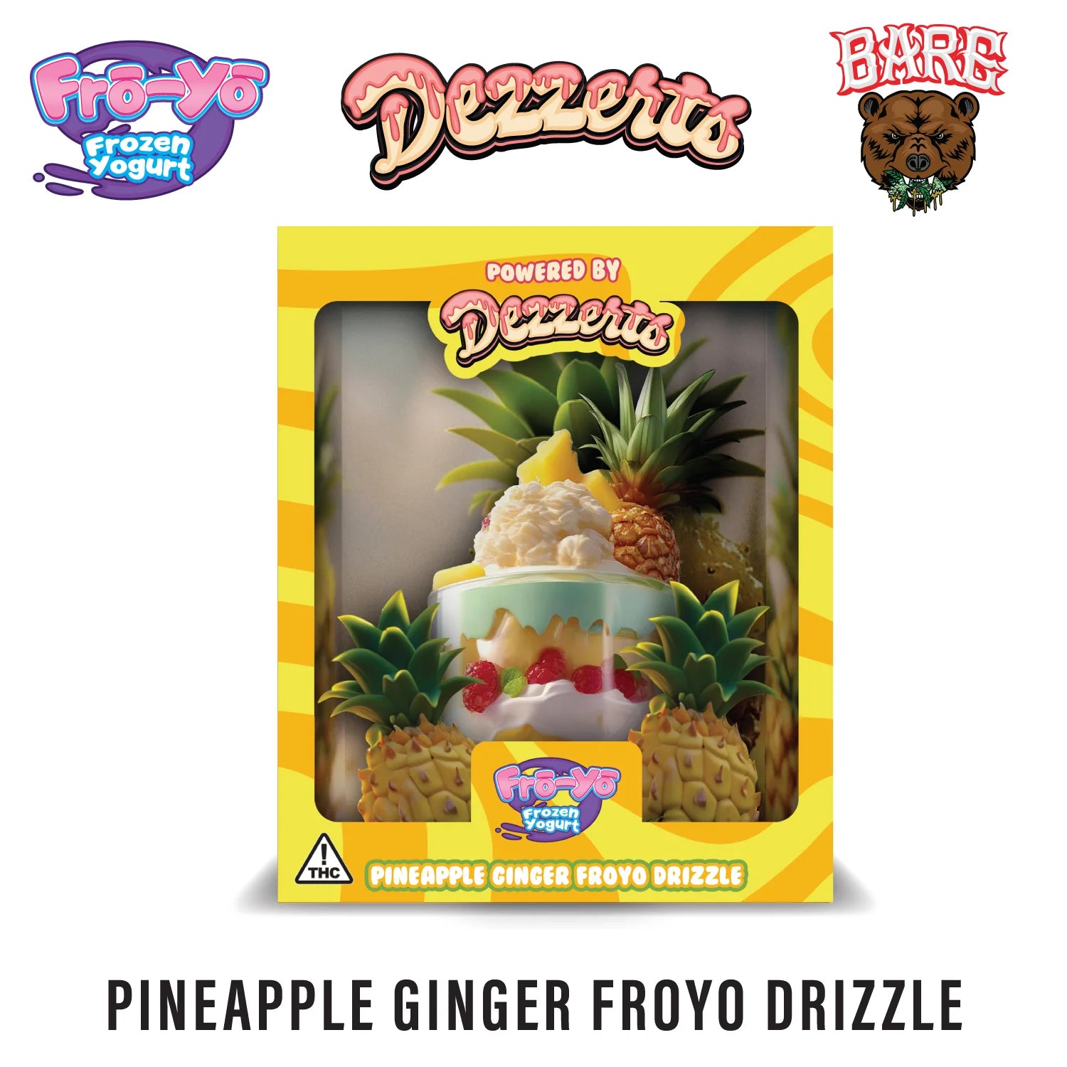 PINEAPPLE GINGER FROYO DRIZZLE