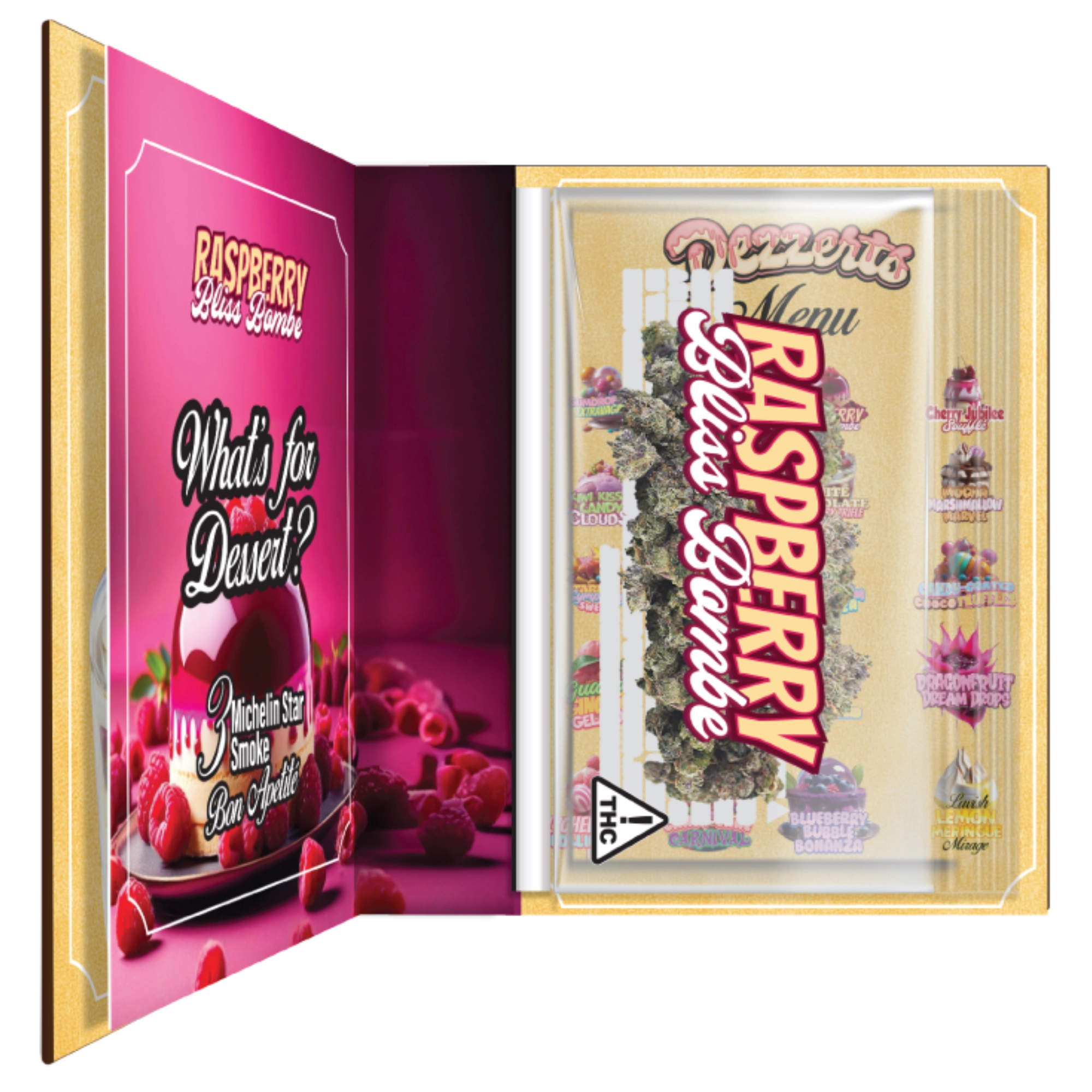 Raspberry Bliss Bombé