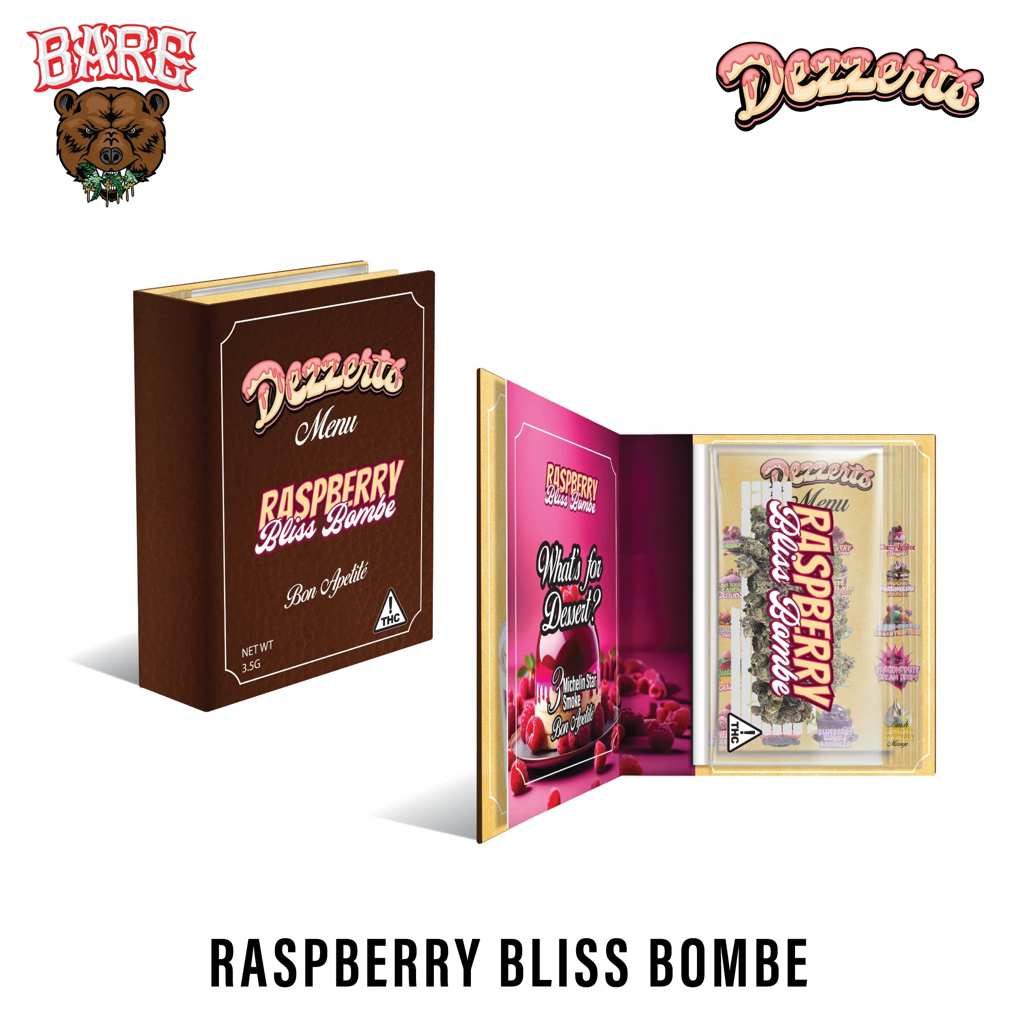 Raspberry Bliss Bombé